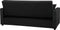 GLOMMA - Slaapbank 3-zits - Zwart - Polyester