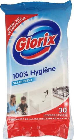 Glorix Schoonmaakdoekjes Original Ocean Fresh 30 stuks