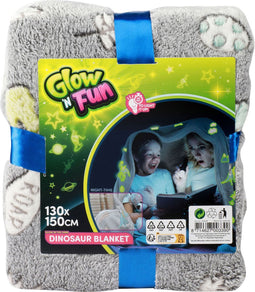 Glow in the dark deken dino 35562A