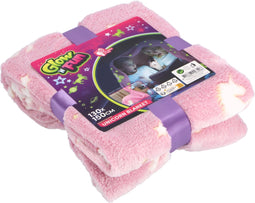 Glow in the dark deken eenhoorn 35563A