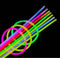 Glow in the dark sticks - 15x - 22 cm - 80s/90s party feestartikelen - breekstaafjes