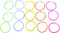 Glow in the dark sticks - 15x - 22 cm - 80s/90s party feestartikelen - breekstaafjes