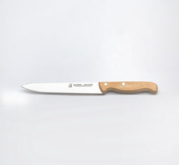 Glowel Universele Keukenmes - 20 cm - Handvat Beukenhout - Type L-200
