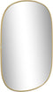 vidaXL - Wandspiegel - 60x40 - cm - goudkleurig