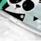 Dekbedovertrek set HappyFriday Moshi Moshi Panda Garden Blue Blauw Bed van 80/90 2 Onderdelen