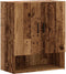 vidaXL - Wandkast - 60x31x70 - cm - bewerkt - hout - oud - houtkleurig