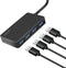 LogiLink UA0396 - USB Hub - 4x USB 3.2 Gen 1 - Zwart