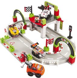 écoiffier Abrick Racecircuit met 4 auto's