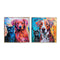 Schilderij Home ESPRIT Modern Hond 80 x 3,5 x 80 cm (2 Stuks)