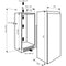 Inventum IVR0882S - Integreerbare vrieskast - 99 liter - 8 kg/24u