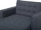 ABERDEEN - Chaise longue - Donkergrijs - Universeel - Polyester
