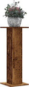 vidaXL - Plantenstandaards - 2 - st - 30x30x80 - cm - bewerkt - hout - oud - houtkleurig