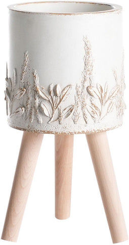 PREWEZA - Bloempot - Gebroken wit - 23 cm - MgO