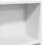 vidaXL - Boekenkast - 40x24x109 - cm - bewerkt - hout - wit