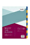 Multo - Tabbladen multo 7320630 a4 23r karton jan-dec ch | 10 stuks