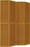 vidaXL - Kamerscherm - met - 4 - panelen - massief - paulowniahout - bruin