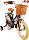 Volare Excellent Kinderfiets - Meisjes - 14 inch - Afneembare zijwieltjes - Zwart