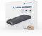 Gembird EE2280-U3C-01 - Externe behuizing - USB 3.0 voor M.2 SSD 22mm - Zwart