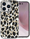 imoshion Hoesje Geschikt voor iPhone 14 Pro Hoesje Siliconen - imoshion Design hoesje - Goud / Golden Leopard