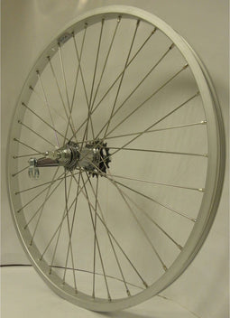 Achterwiel 26-1.75 559 Shimano RN alu SH32/13 RVS zilver