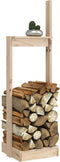 vidaXL - Houtblokhouder - 33,5x30x110 - cm - massief - grenenhout