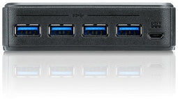 Aten US234-AT - 2-Port USB 3.0 Peripheral Sharing switch - 4x USB 3.2 type-A - Zwart