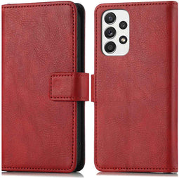 iMoshion Hoesje Geschikt voor Samsung Galaxy A53 Hoesje Met Pasjeshouder - iMoshion Luxe Bookcase - Rood