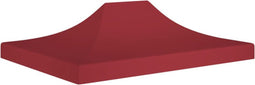 vidaXL - Partytentdak 270 g/m² - 4,5x3 m UV- en waterbestendig - bordeauxrood