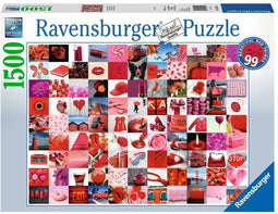 Ravensburger 162154 - Legpuzzel - 1500 stukjes - 99 beautiful red things