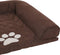 Beliani BOZAN - Dierenbed - bruin - polyester
