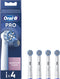 Oral-B Sensitive Clean Pro - Opzetborstels - 100% meer tandplakverwijdering - (4 stuks)