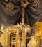 Luca Lighting Kerstverlichting Paardenbloem met 160 Warm Witte LED Lampjes - Ø80 cm - Zilver