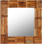 vidaXL - Wandspiegel - 60x60 - cm - massief - gerecycled - hout