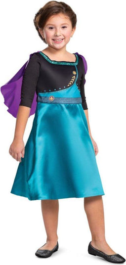 DISNEY - FROZEN 2 - Koningin Anna jurk Basic Plus - Maat XS (3T-4T jaar)