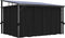vidaXL - Prieel - met - gordijn - 405x294x244 - cm - antraciet