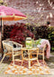 Mica Decorations Zambia Tuin Tafel - 55x55x56 cm - Rotan - Lichtbruin