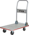 STIER Platform Truck - Aluminium Transport Trolley - Opvouwbare Rand Protector - Zilver