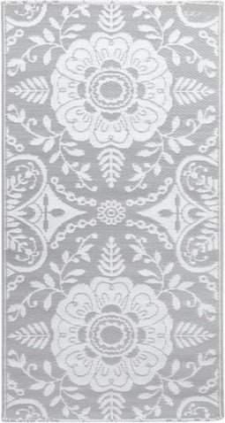 vidaXL - Buitenkleed - 190x290 - cm - PP - lichtgrijs