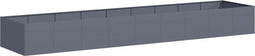 vidaXL - Plantenbak - 360x80x40 - cm - staal - antracietkleurig