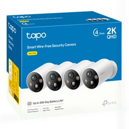 TP-Link Tapo C425 - Draadloze beveiligingscamera - 2K QHD 4MP met nachtzicht (4-pack)
