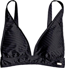 GOLDEN BREEZE ELONG TRI - Triangel-Bikinitop - Langer model met medium ondersteuning - Zwart