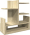 Bureau organiser 49x20x52,5 cm bewerkt hout sonoma eikenkleurig