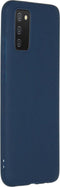 iMoshion Hoesje Geschikt voor Samsung Galaxy A02s Hoesje Siliconen - iMoshion Color Backcover - Donkerblauw