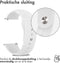 imoshion Siliconen Sport bandje - Universeel 20 mm aansluiting - Wit