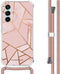 iMoshion Hoesje Geschikt voor Samsung Galaxy A54 (5G) Hoesje Met Koord - iMoshion Design Hoesje met Koord - Roze / Pink Graphic