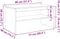 vidaXL - Tv-meubel - 80x40x40 - cm - bewerkt - hout - betongrijs