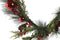 Kerstkrans Home ESPRIT Rood Groen Polyethyleen 23 x 11,5 x 180 cm (2 Stuks)