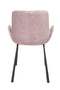 Zuiver Brit Armstoel - Velvet - Roze - Set van 2