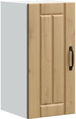 vidaXL - Keukenwandkast - Lucca - bewerkt - hout - artisanaal - eikenkleur