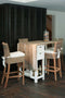 Riviera Maison Bartafel Inklapbaar - Wooster Street Bar Table - 50/180x80 cm - Wit